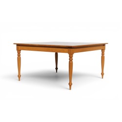 Large Solid Oak 8 Seater Dining Table with Classic Turned Legs | FurniCape
