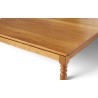 Large Solid Oak 8 Seater Dining Table with Classic Turned Legs | FurniCape