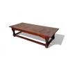 Antique Solid Teak Coffee Table with Turned Legs | FurniCape