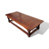 Antique Solid Teak Coffee Table with Turned Legs | FurniCape