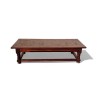 Antique Solid Teak Coffee Table with Turned Legs | FurniCape