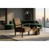 Vintage Art Deco Style Bow Arm Armchair | FurniCape