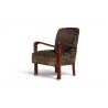 Vintage Art Deco Style Bow Arm Armchair | FurniCape