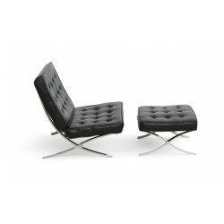 Barcelona Black Leather &...