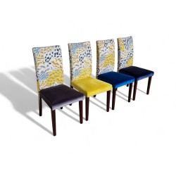 Set of 4 Upholstered Dining...