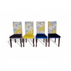 Set of 4 Upholstered Dining Chairs - FurniCape