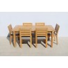 7 Piece Oak Extendable Marks and Spencer Sonoma Dining Room Suite | FurniCape