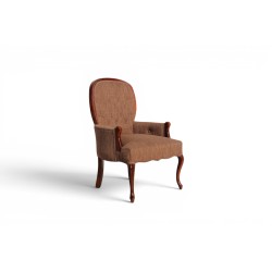 Pair of Queen Anne Feet Button Back Lounge Arm Chairs | FurniCape