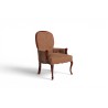 Pair of Queen Anne Feet Button Back Lounge Arm Chairs | FurniCape