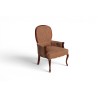Pair of Queen Anne Feet Button Back Lounge Arm Chairs | FurniCape