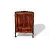 Antique Stinkwood Corner Cabinet with Ball and Claw Feet | FurniCape