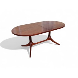 Mid-Century Retro Oval Extendable Dining Table 6 to 8 Seater – FurniCape