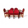 7 Piece 80’s 6–8 Seater Extendable Dining Room Suite | FurniCape