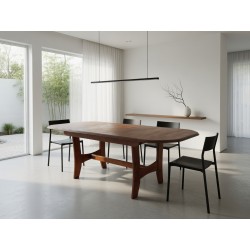 6–8 Seater Mid-Century Extendable Dining Table | FurniCape