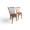 Two Vintage Spindle Back Dining Chairs | FurniCape