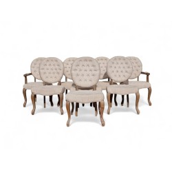 8 French Inspired Oak...