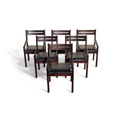 Set of 6 Mid-Century Modern...